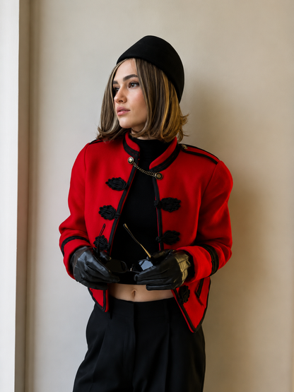 Chaqueta SOBERANA, estilo Napoleón, militar, tendencia 2026.