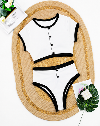 Bikini MARIN, retro chic, de cintura alta.