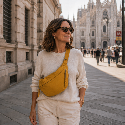 Fernanda | Bolsa de hombro Ocre