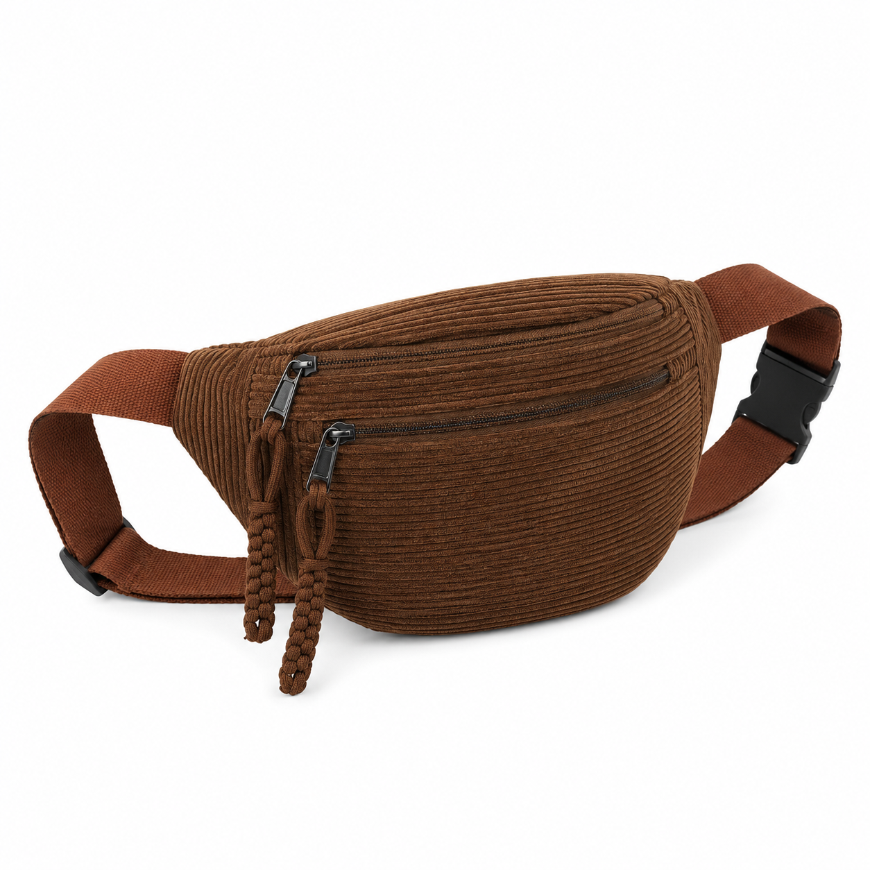 Gregor | Bolso de hombro de pana Marrón