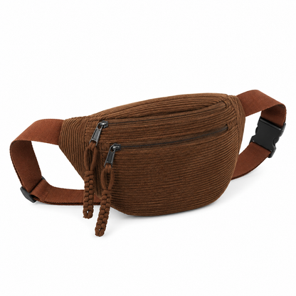 Gregor | Bolso de hombro de pana Marrón