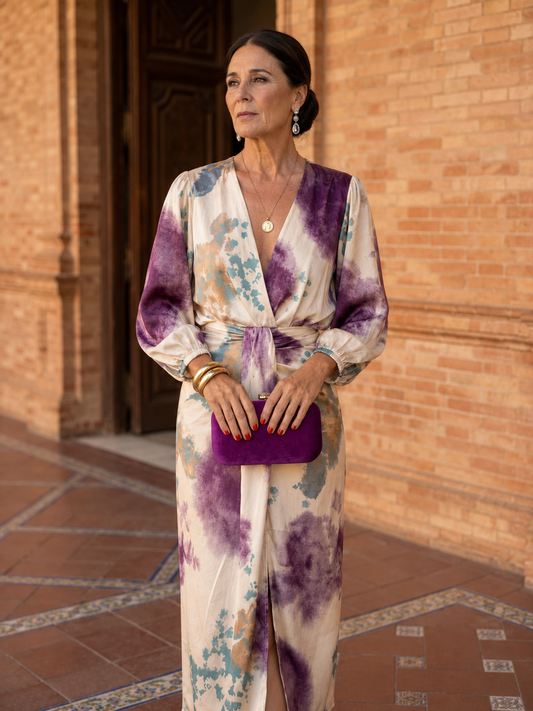 Vestido VALERIA con Escote en V
