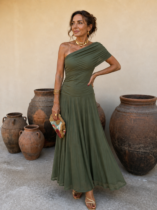 Vestido MARLENE Largo Toledo Verde