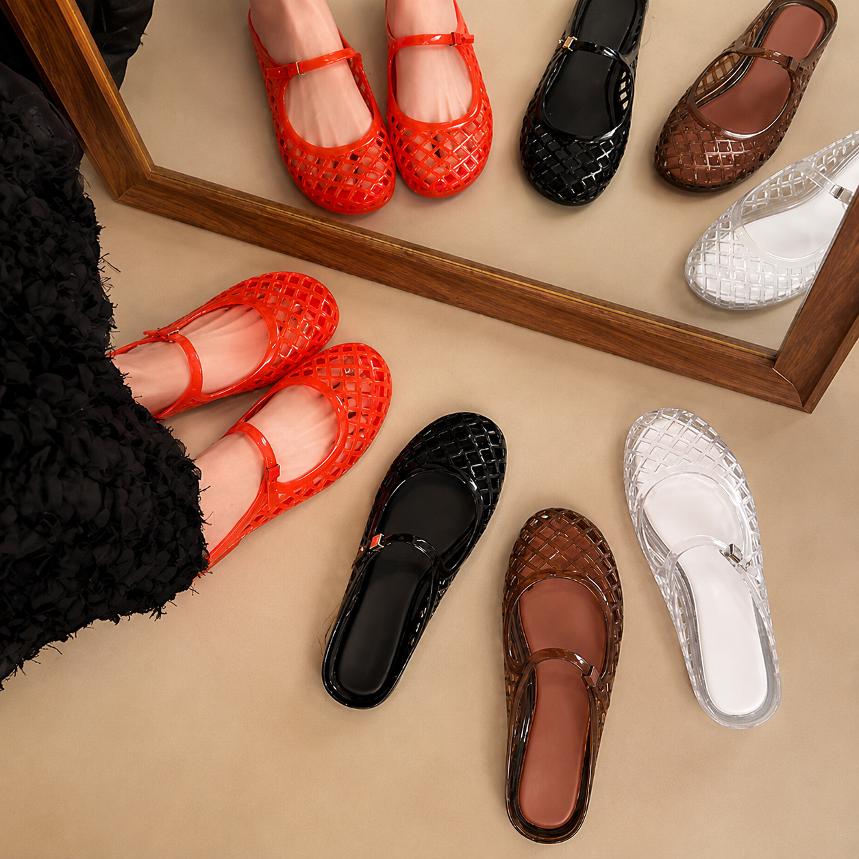 Sandalias Jelly LUCY | Tendencia Verano 2026