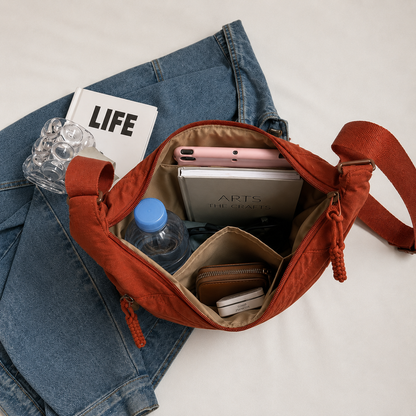 Fernanda | Bolsa de hombro Ocre