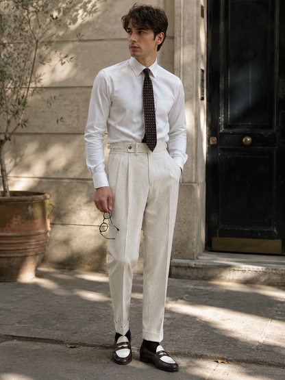 Pantalones BUENOS AIRES de lana elegantes y cómodos para hombre.