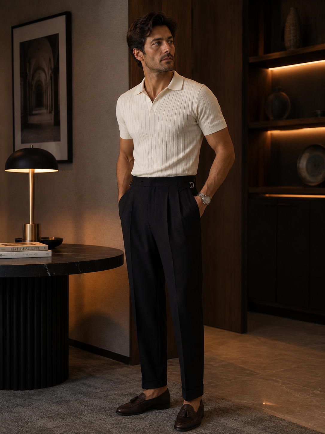 Pantalón TOKIO estilo Gurkha de hombre.