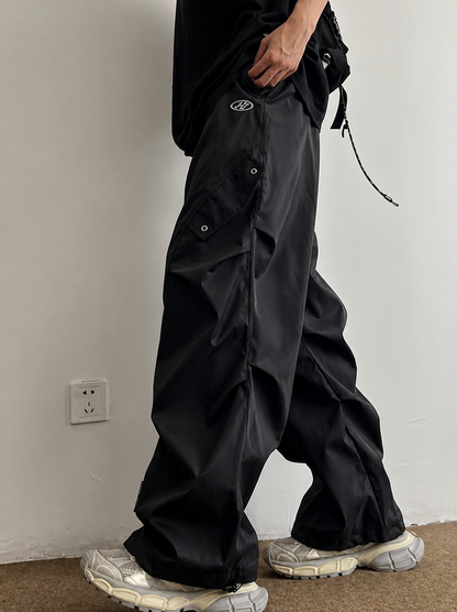 Pantalón PITER Cargo Hombre Oversize Techwear | Parachute Pants Streetwear Hip Hop