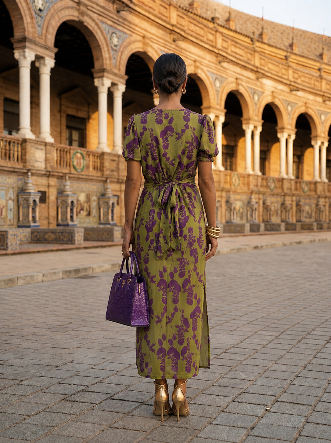 Vestido PAOLA Floral con Caída Fluida