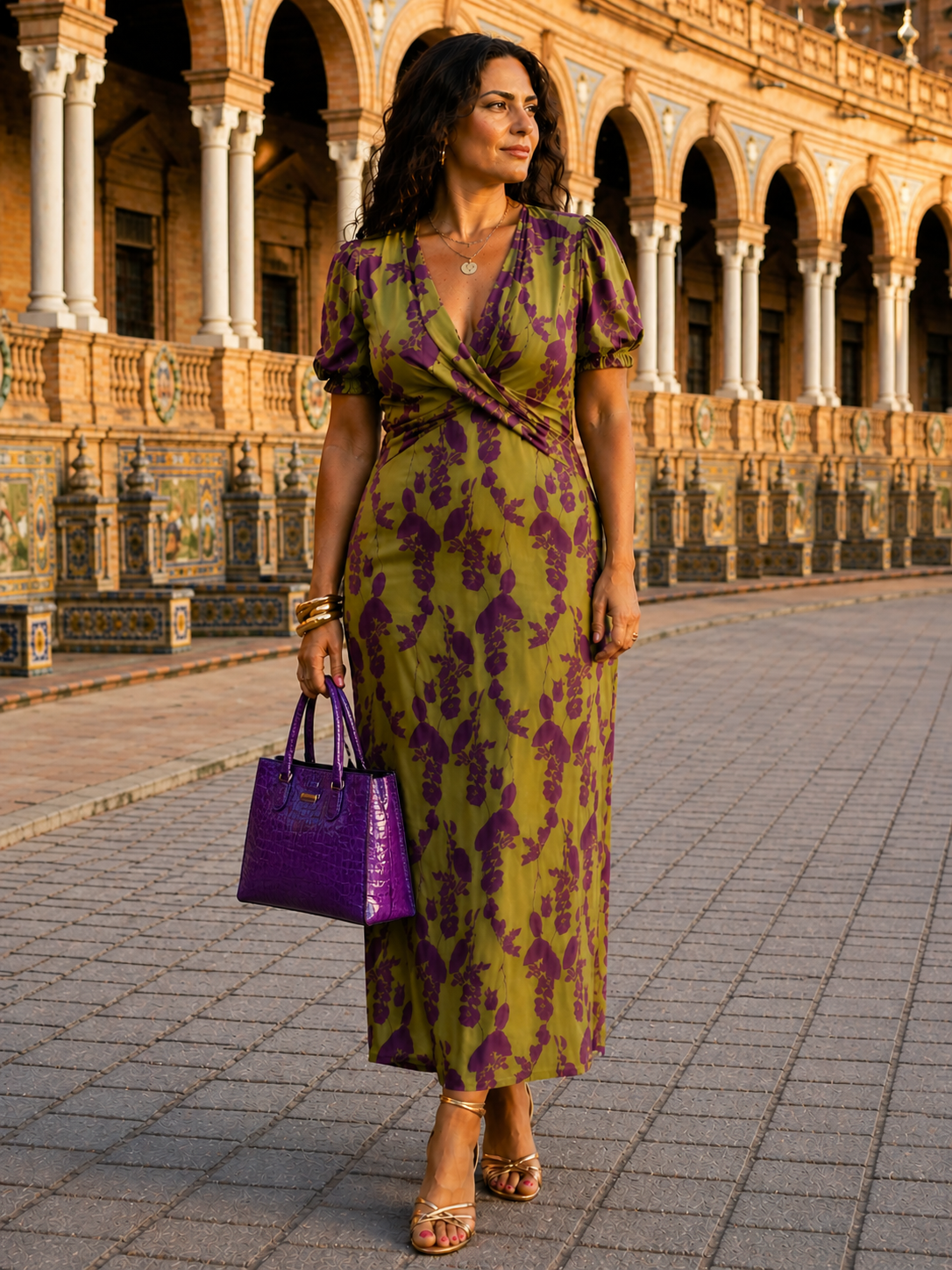 Vestido PAOLA Floral con Caída Fluida
