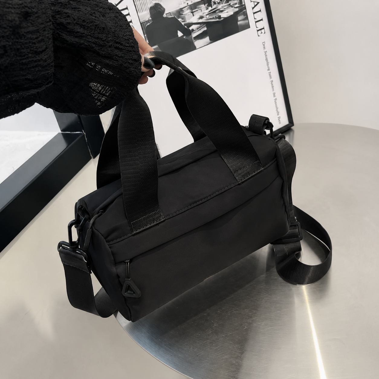 Silvia | Bolso de hombro Negro