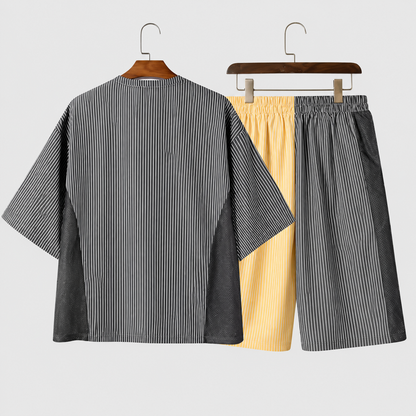 Conjunto CHICAGO, 2 piezas de hombre. Tendencia primavera-verano 2026.