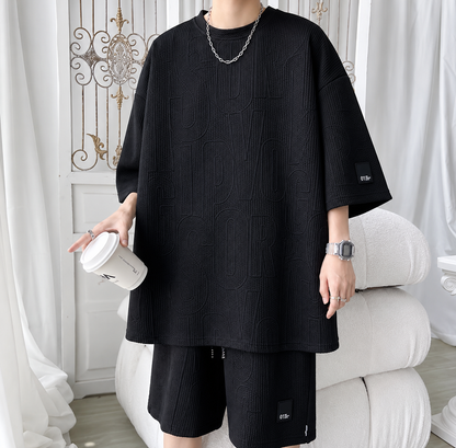 Conjunto PEKIN de 2 piezas para hombre. Tendencia primavera-verano 2026.