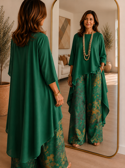 Conjunto Fiorella- Elegancia sin renunciar a la comodidad.