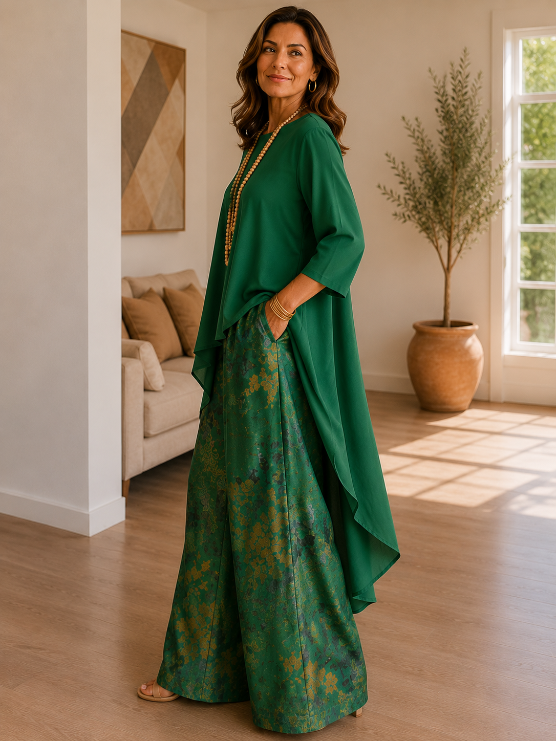 Conjunto Fiorella- Elegancia sin renunciar a la comodidad.