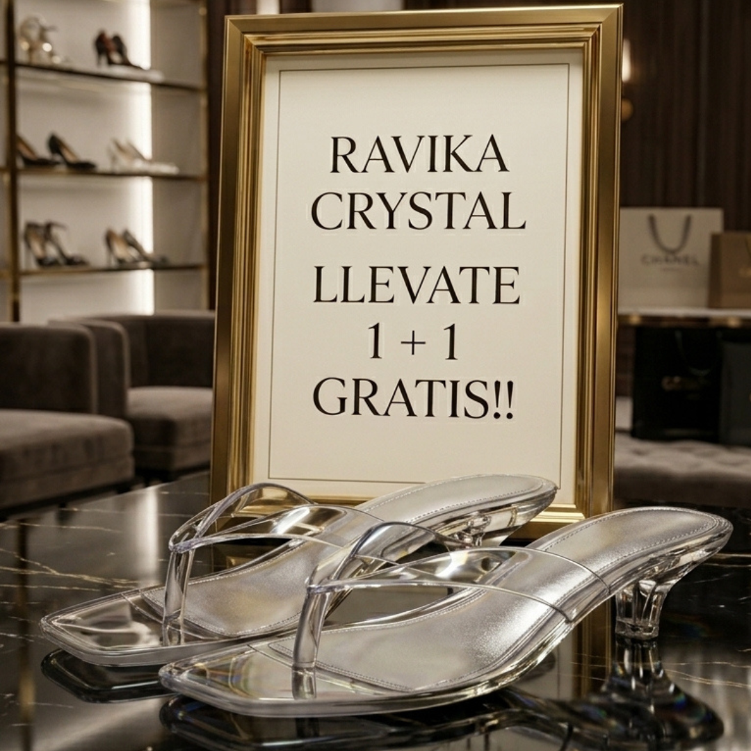 Sandalias Jelly RAVIKA CRYSTAL | Tendencia Verano 2026