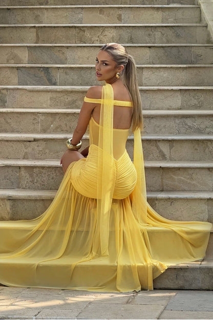 Vestido YESSICA, largo de fiesta.