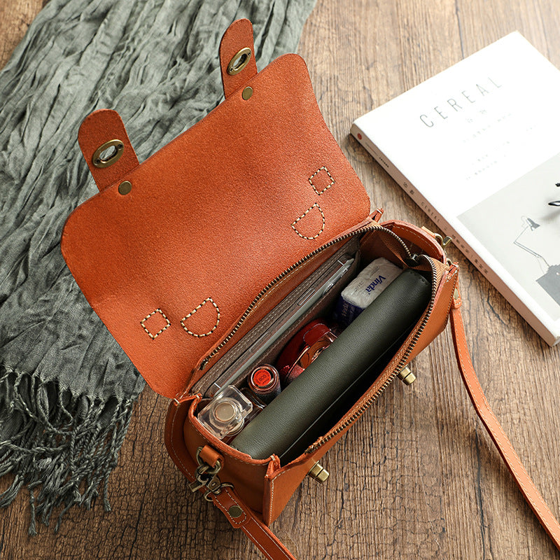 Bolsos GREYS de piel curtida vegetal para mujer
