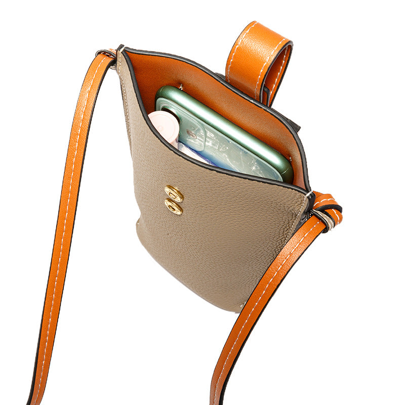 Minibolso LILI de piel de moda para teléfono móvil para mujer