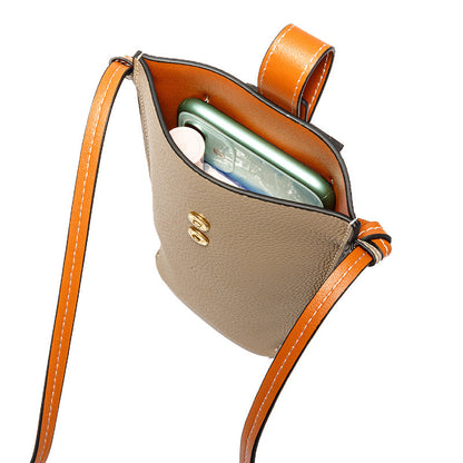 Minibolso LILI de piel de moda para teléfono móvil para mujer