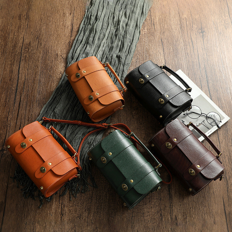 Bolsos GREYS de piel curtida vegetal para mujer