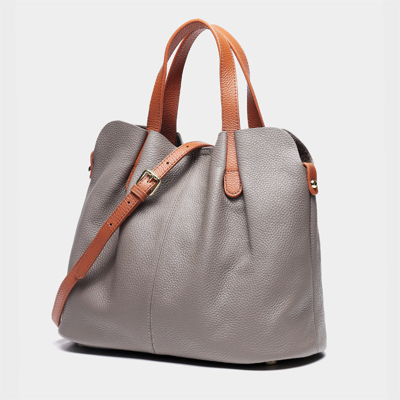 Bolsos de mano CLARI de piel de vaca para mujer