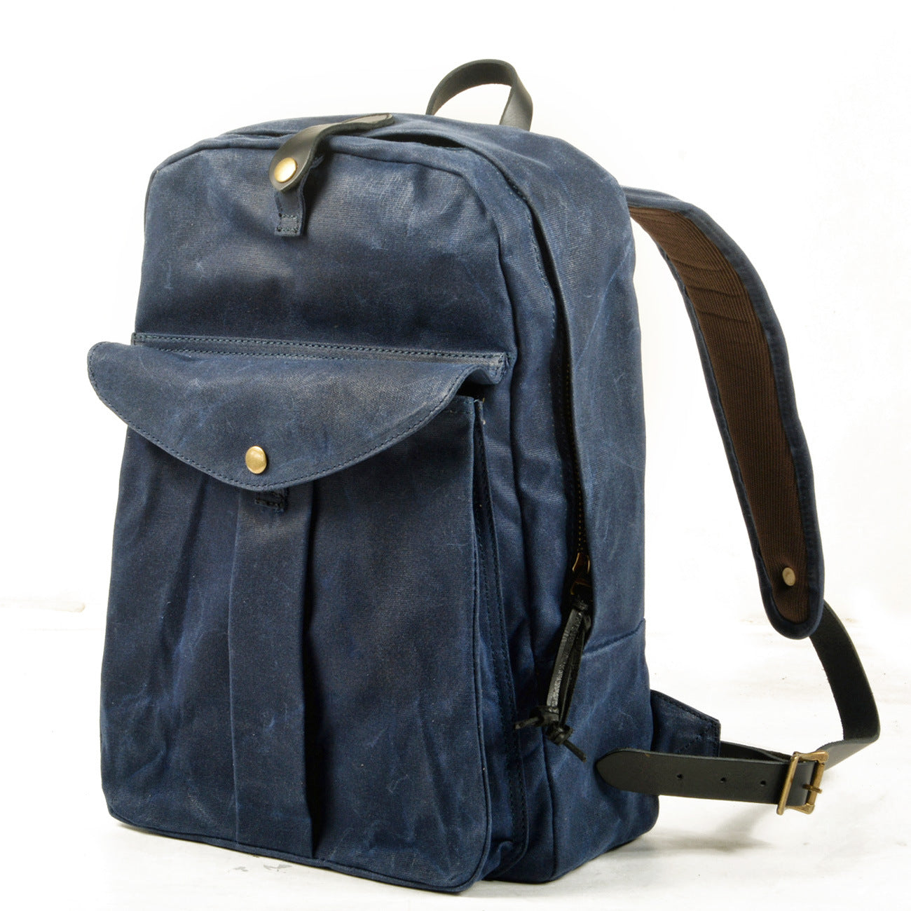 Mochila MOUNTAIN de senderismo vintage de lona resistente al agua