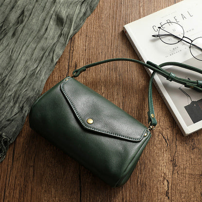 Bolso JAZ pequeño de piel curtida vegetal para mujer.
