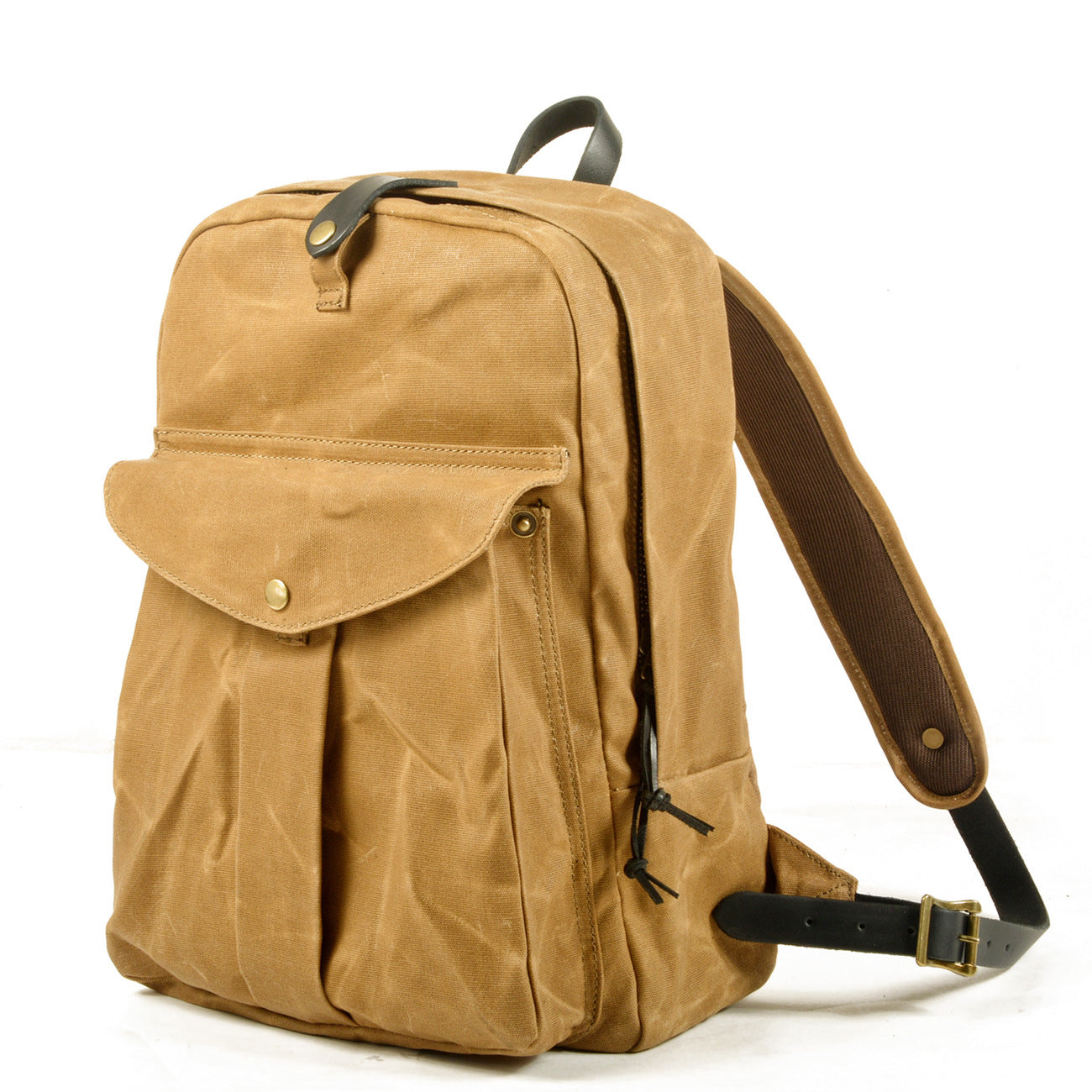 Mochila MOUNTAIN de senderismo vintage de lona resistente al agua