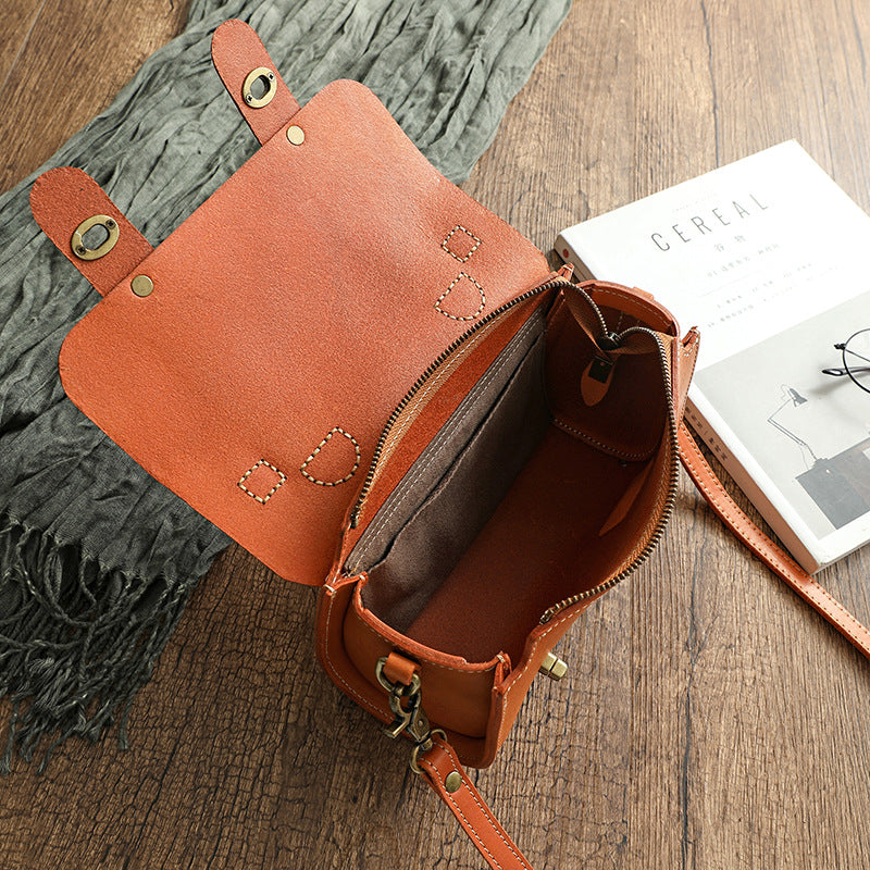 Bolsos GREYS de piel curtida vegetal para mujer