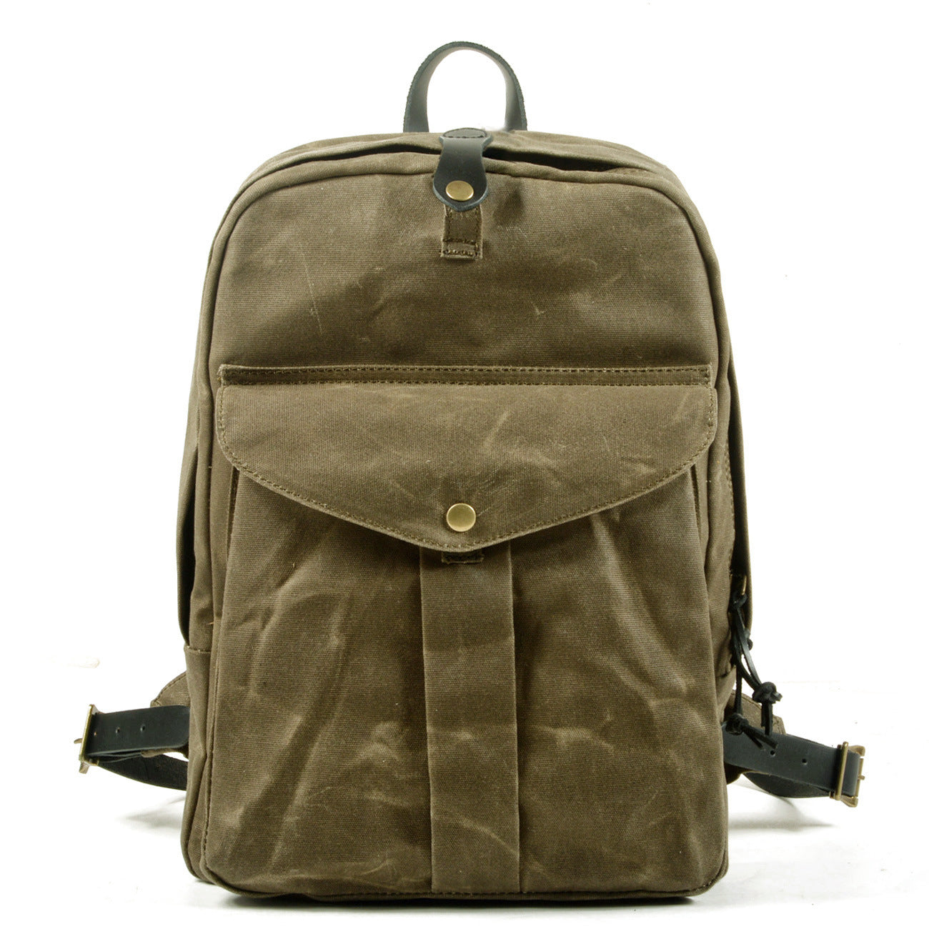 Mochila MOUNTAIN de senderismo vintage de lona resistente al agua