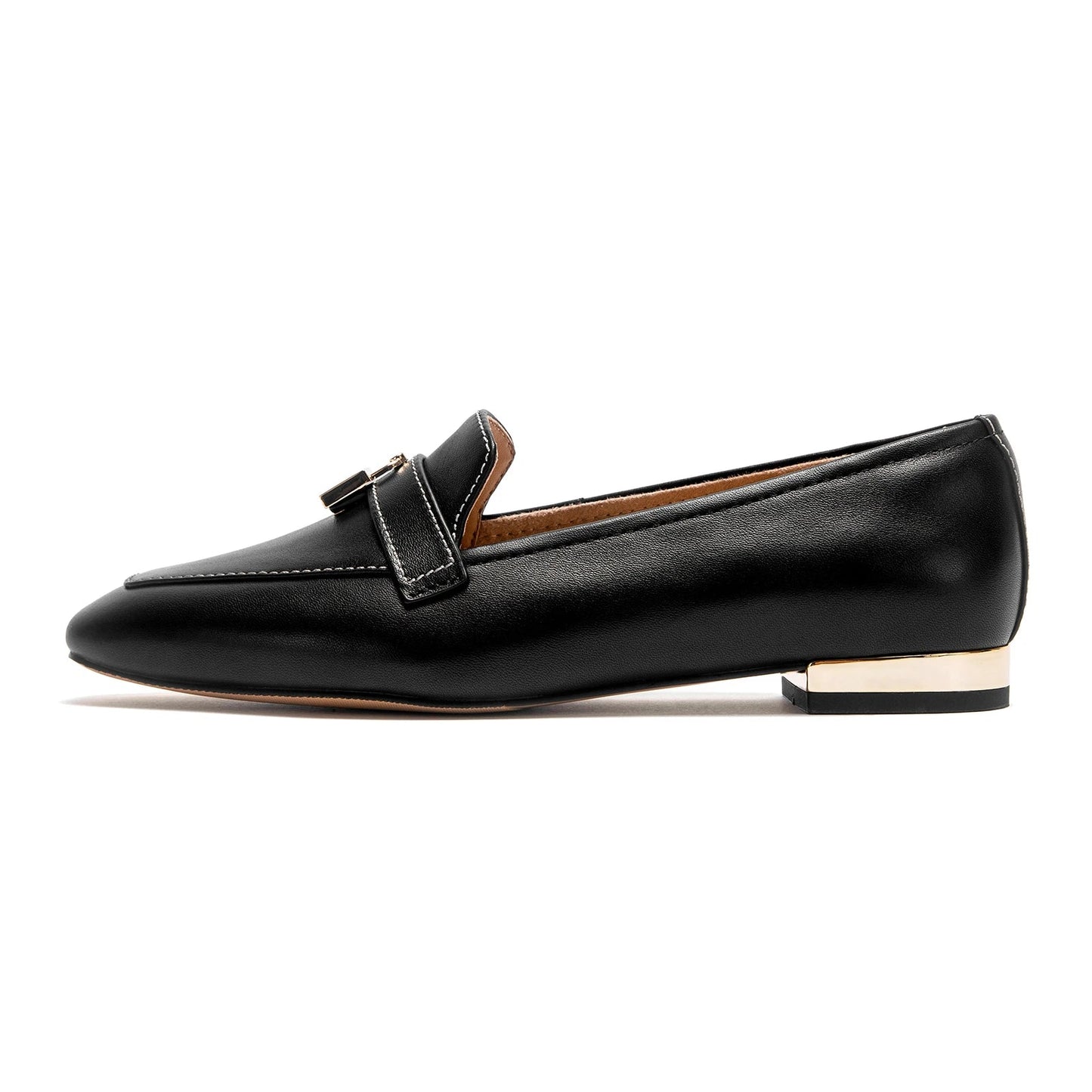 Mocasines KILA de cuero para mujer.