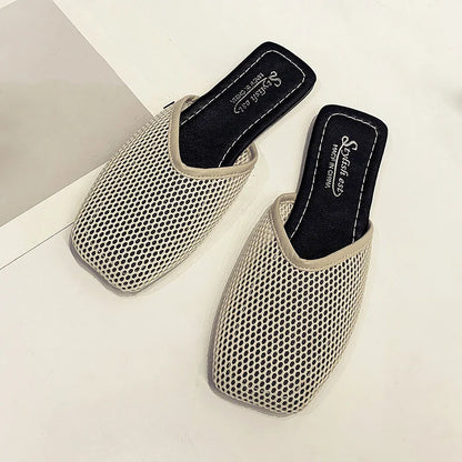Sandalias DINA tipo mules de playa para mujer.