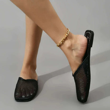 Sandalias DINA tipo mules de playa para mujer.