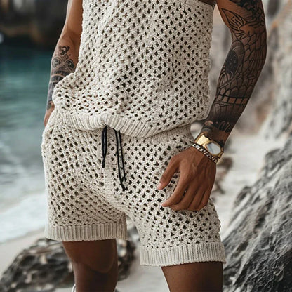 Conjunto JULIAN de dos piezas de punto para hombre. Tendencia 2026