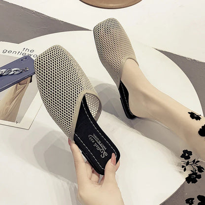 Sandalias DINA tipo mules de playa para mujer.