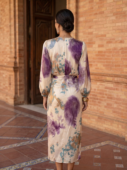 Vestido VALERIA con Escote en V