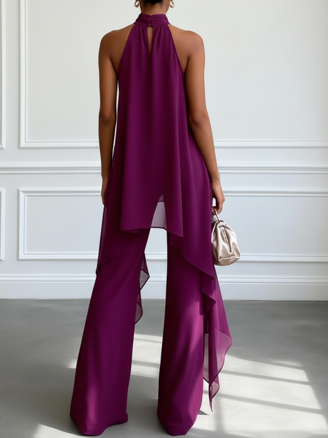 Conjunto de mujer WENDY, dos piezas, cuello halter.