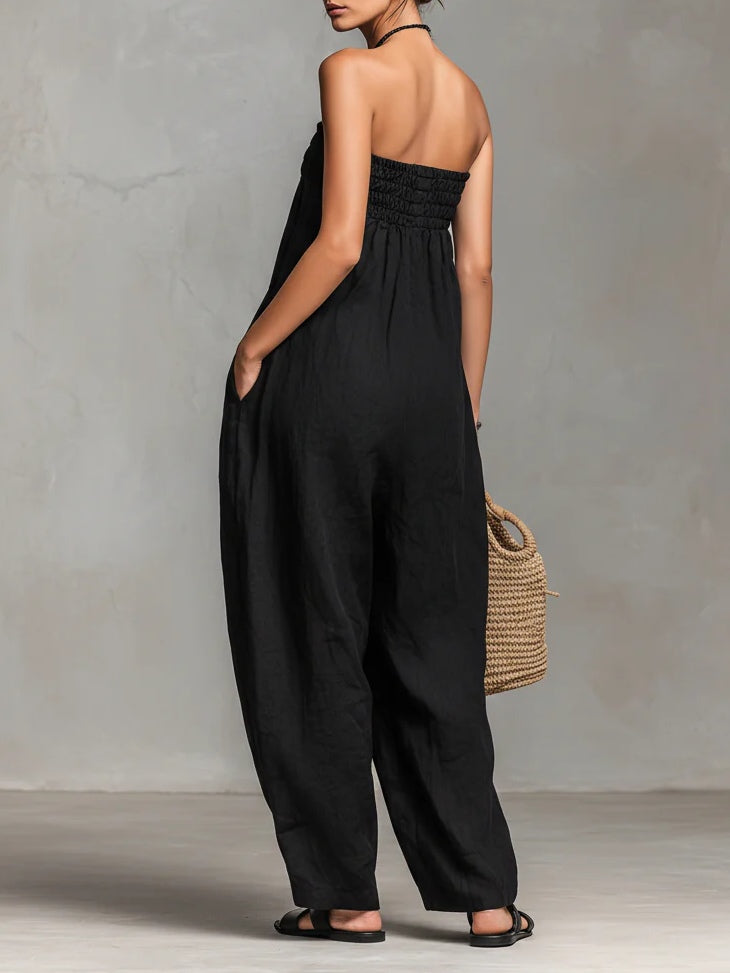 NAIARA™ | Elegante mono sin tirantes