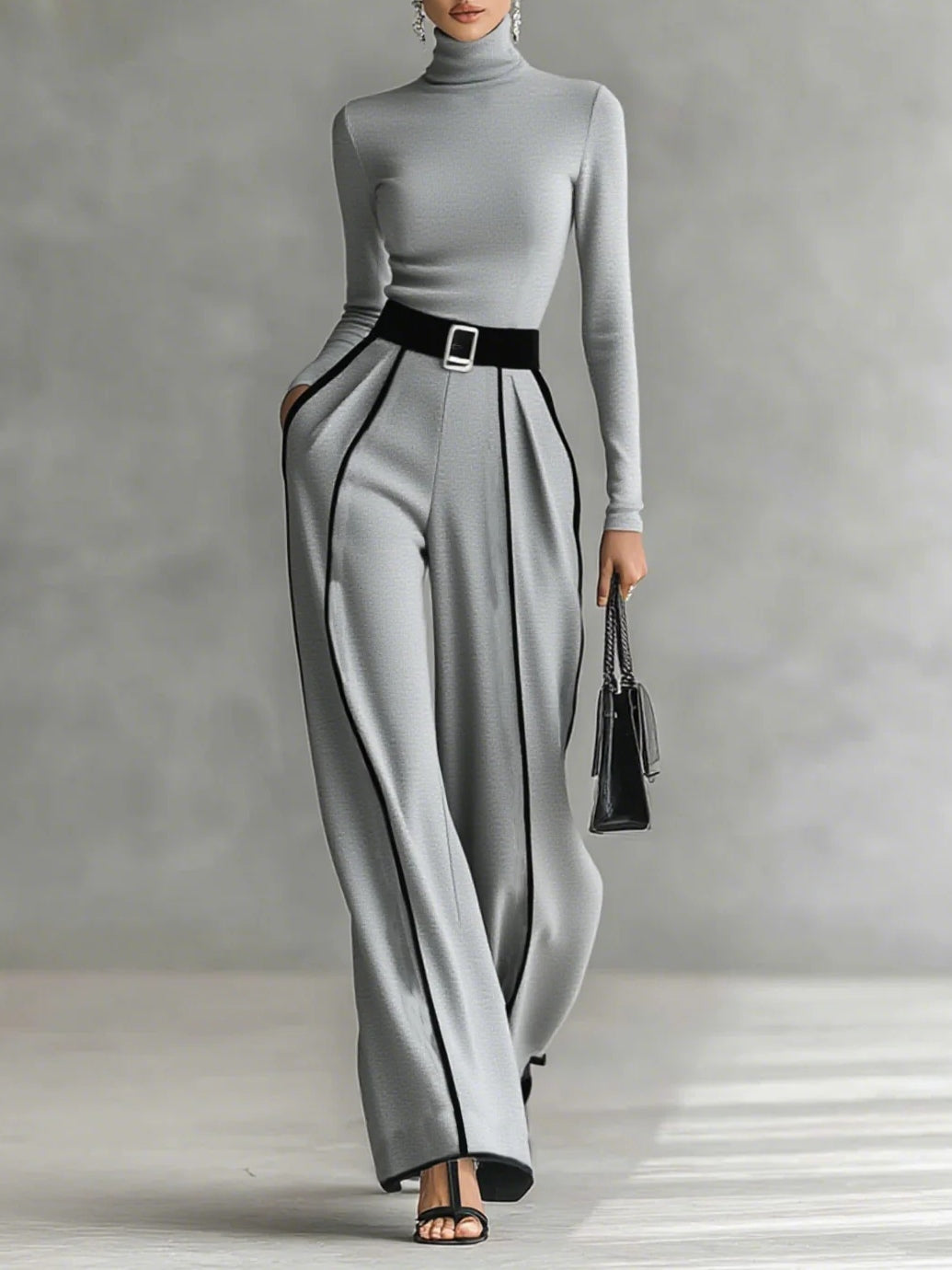 VANESSA™ | Elegante conjunto con detalles contrastantes