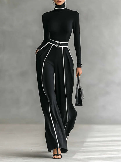 VANESSA™ | Elegante conjunto con detalles contrastantes