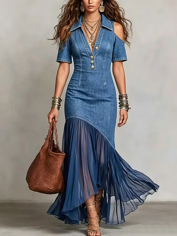 Vestido ORIANA de denim🩵