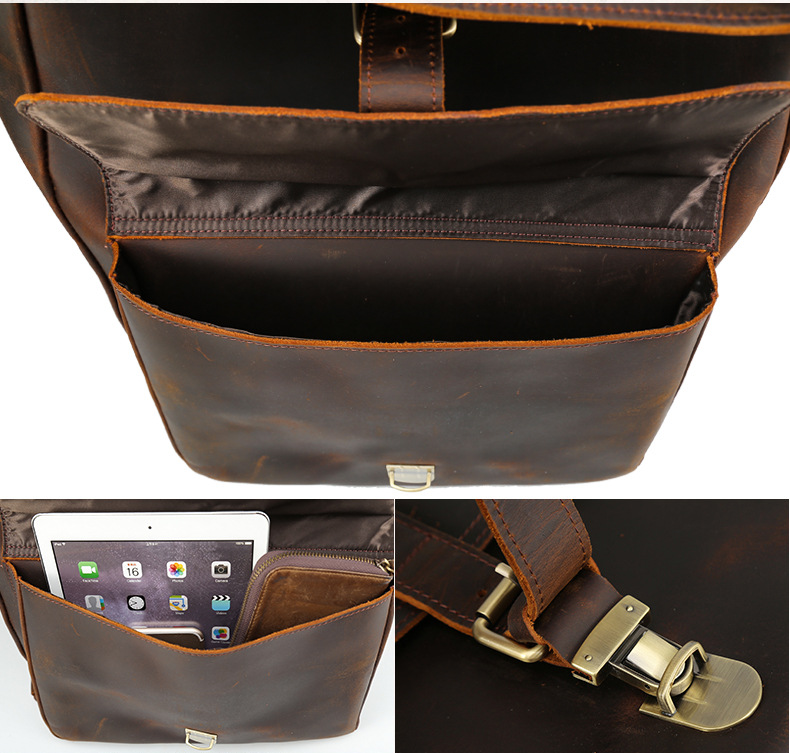 Mochila DOHA de viaje vintage grande de 17"