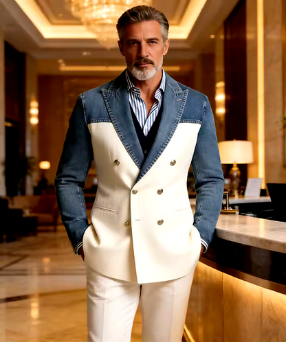 Blazer LONDRES de hombre, denim de alta calidad.