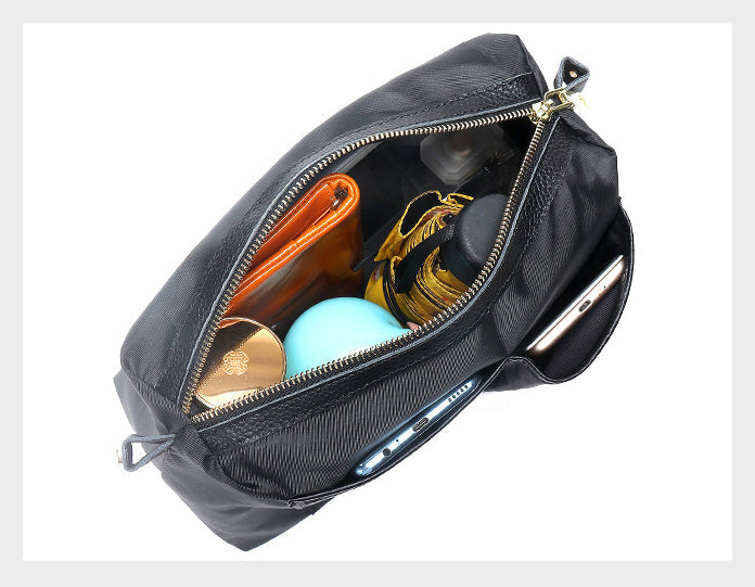 Bolsos de mano CLARI de piel de vaca para mujer