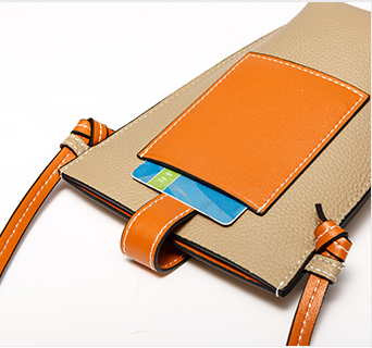 Minibolso LILI de piel de moda para teléfono móvil para mujer