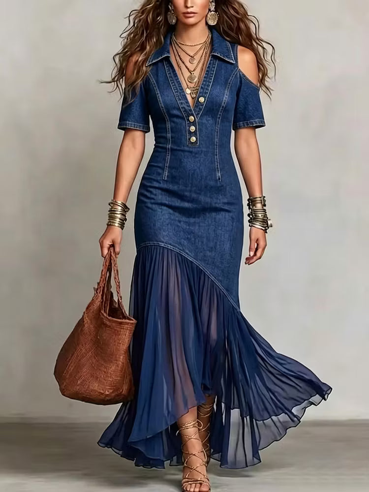 Vestido ORIANA de denim🩵