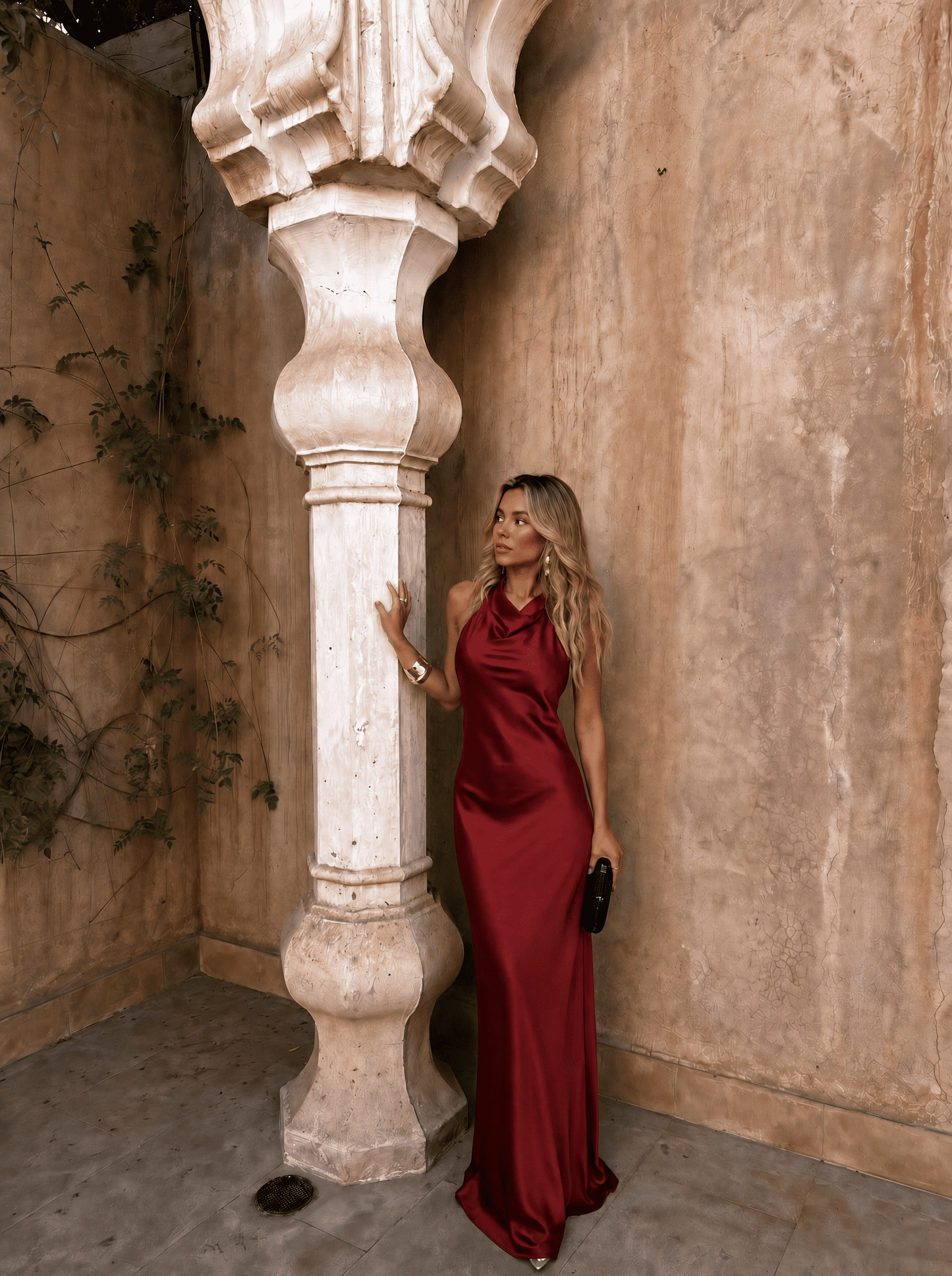 Vestido JENIFER Largo Satinado