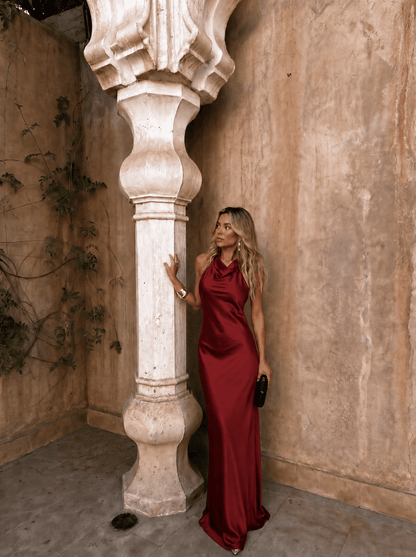 Vestido JENIFER Largo Satinado
