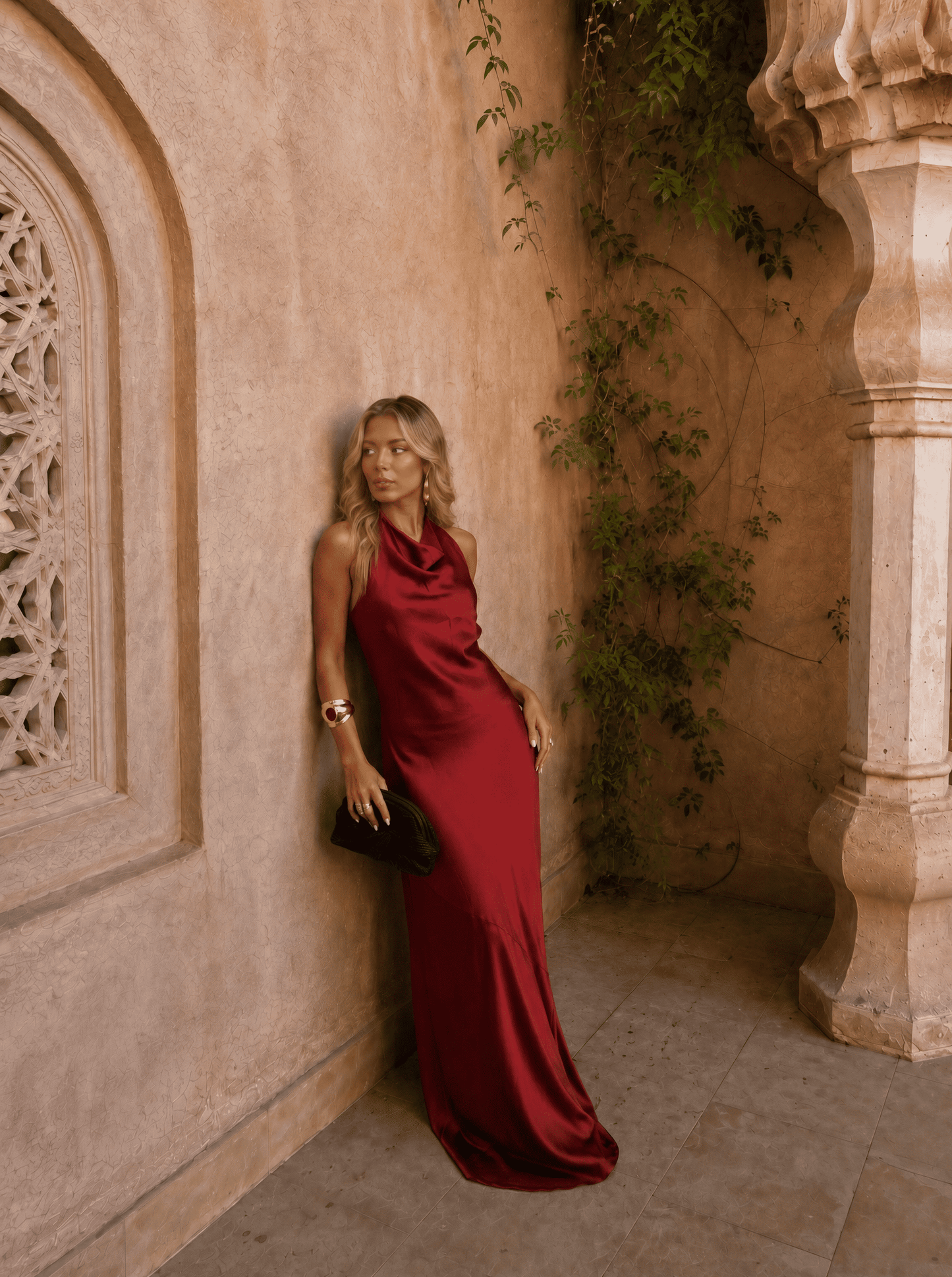 Vestido JENIFER Largo Satinado